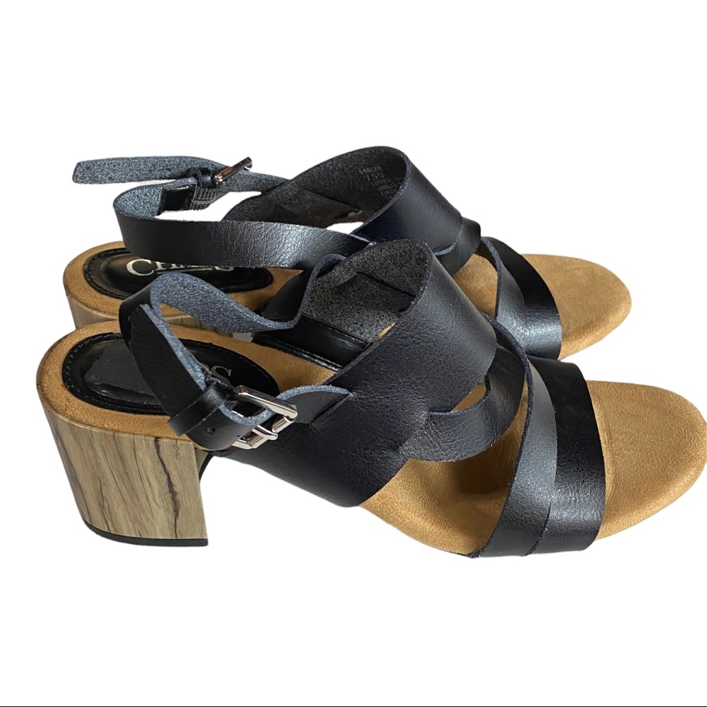 Chaps Faelyn Womens Crisscross Sandals 7.5
